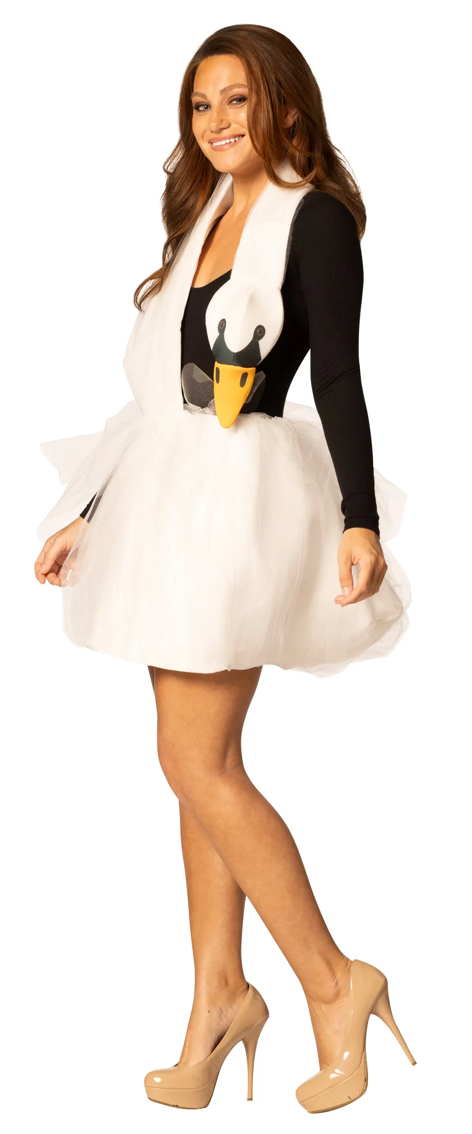 Rasta Imposta White Swan Schwan Kostüm S-M Tüll
