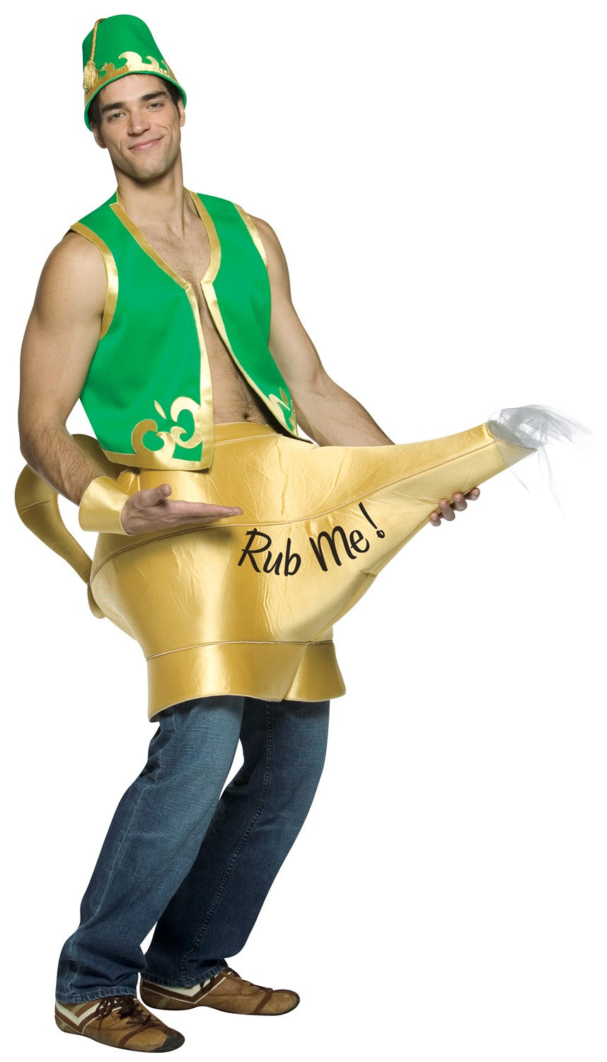 Rasta Imposta Genie In The Lamp Kostüm Grün Einheitsgröße