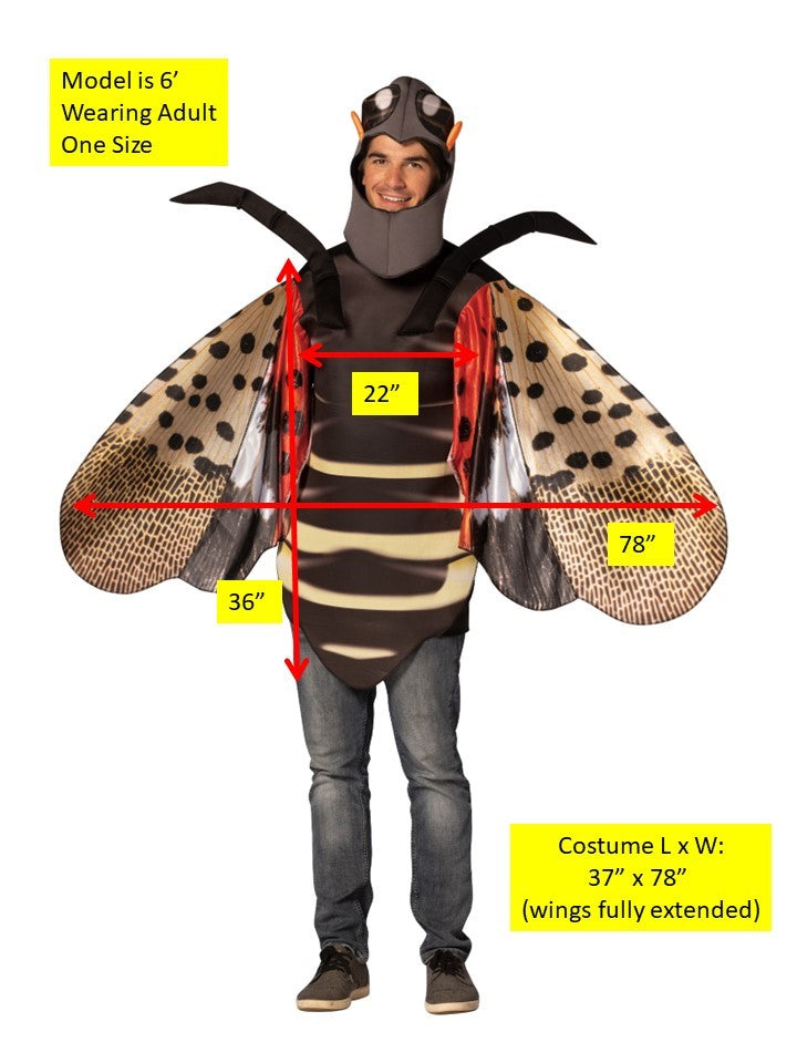 Rasta Imposta Lanternfly Laternenfliege Kostüm One Size