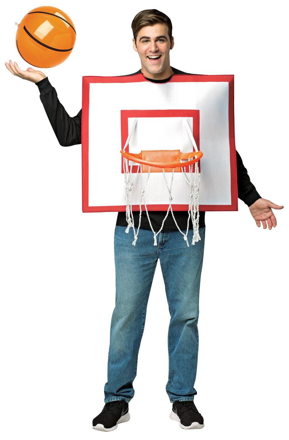 Rasta Imposta Basketball Hoop Kostüm One Size mit Ball