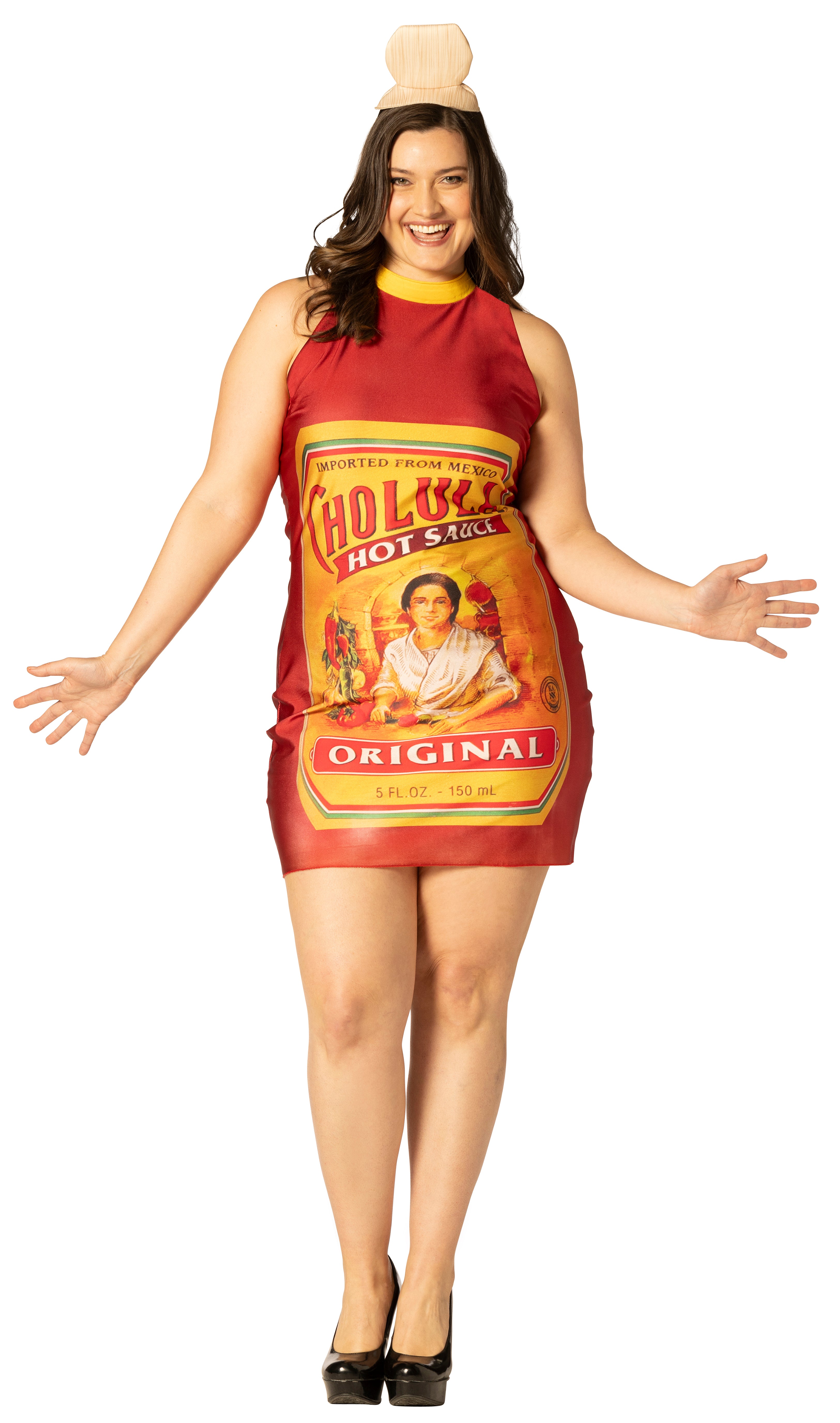 Rasta Imposta Cholula Dress Damenkostüm XS-S Neckholder Sauce