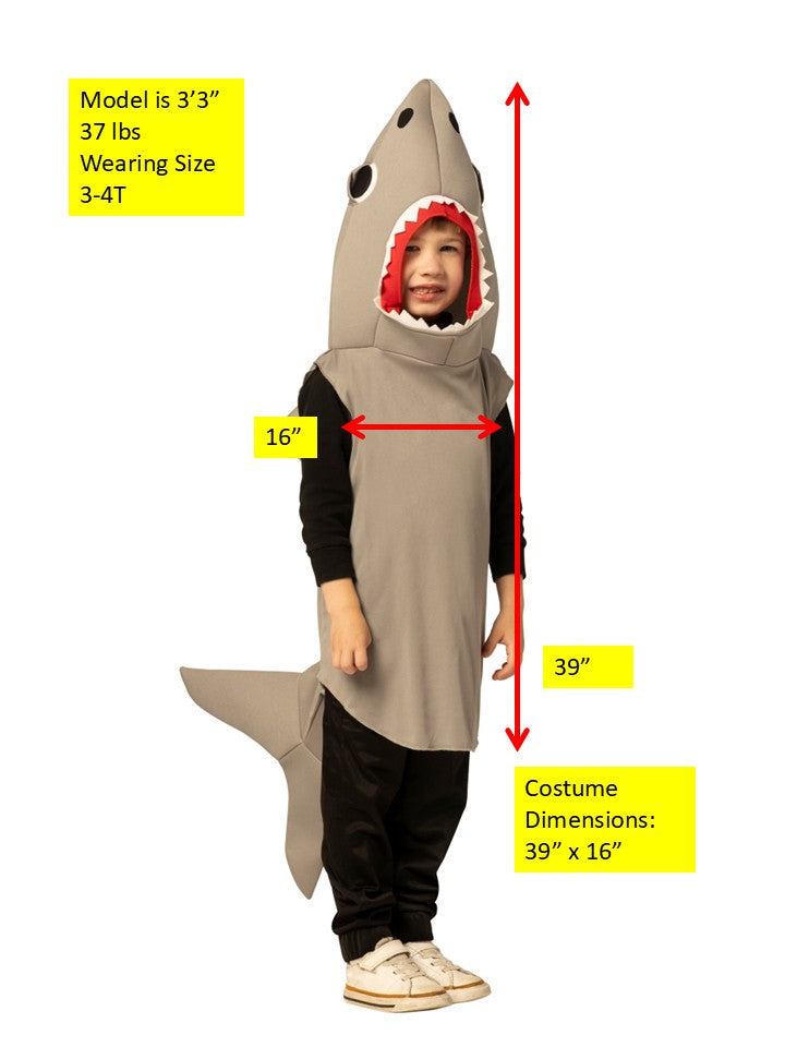 Rasta Imposta Sand Shark Kostüm 3-4T Hai Kleinkind