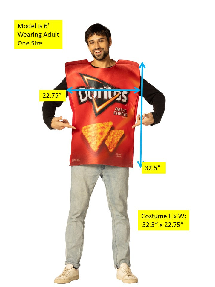Rasta Imposta Doritos Nacho Cheese Bag Kostüm One Size