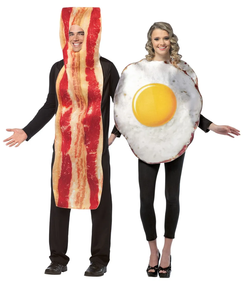 Rasta Imposta Bacon Egg Kostüm Paarkostüm Spiegelei Speck
