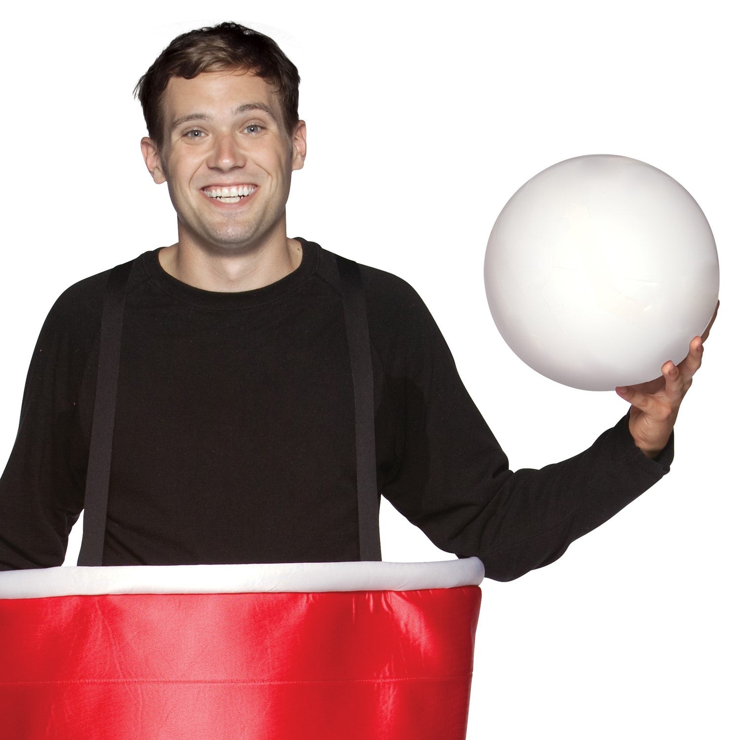 Rasta Imposta Red Beer Pong Cup Kostüm rot Einheitsgröße