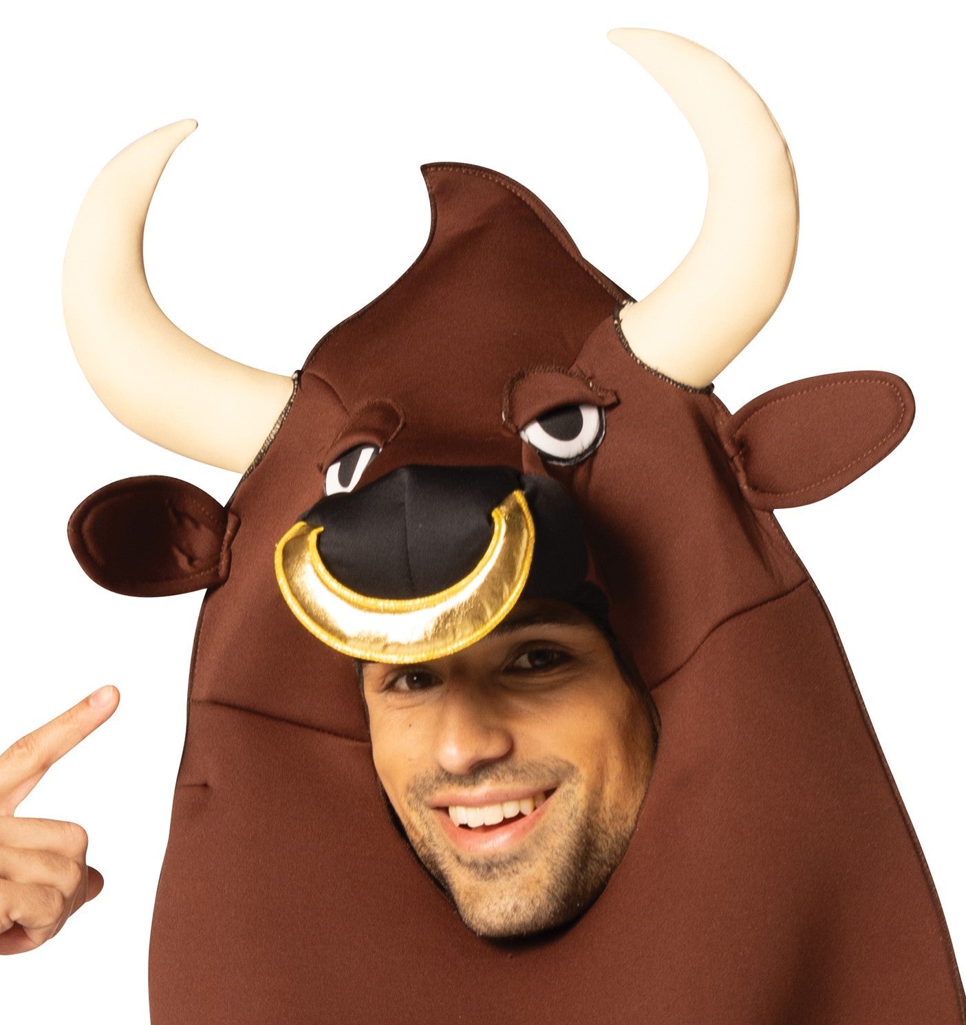 Rasta Imposta Bull Shit Kostüm Tunika Einheitsgröße Hörner