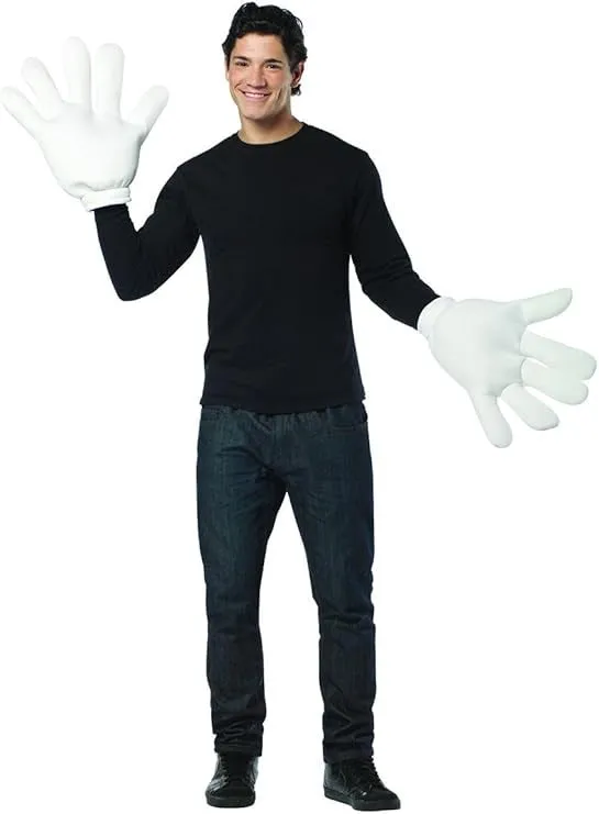 Rasta Imposta White Giant Gloves Handschuhe weiß Einheitsgröße