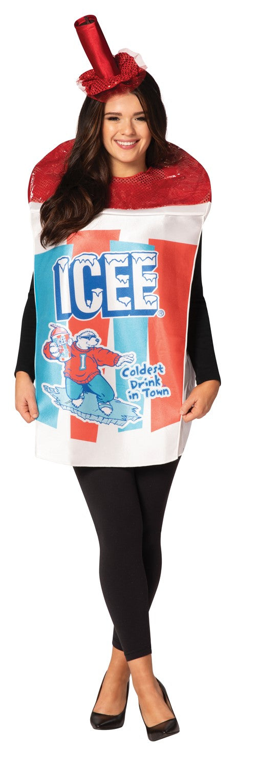 Rasta Imposta ICEE Sparkle Red Kostüm Becher Einheitsgröße