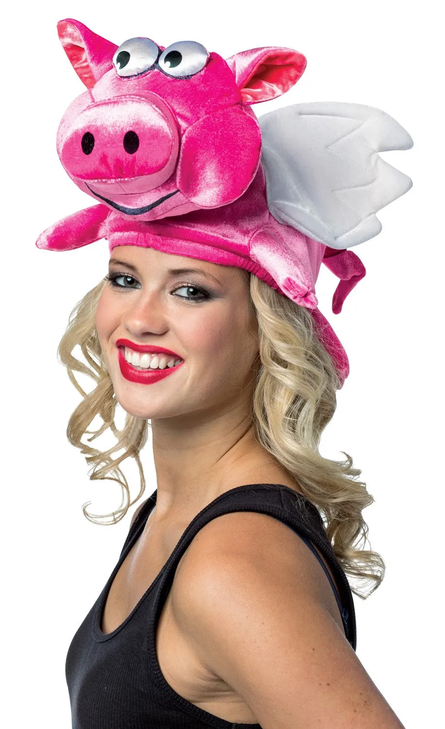 Rasta Imposta Flying Pig Hut Erwachsene Rosa mit Flügeln