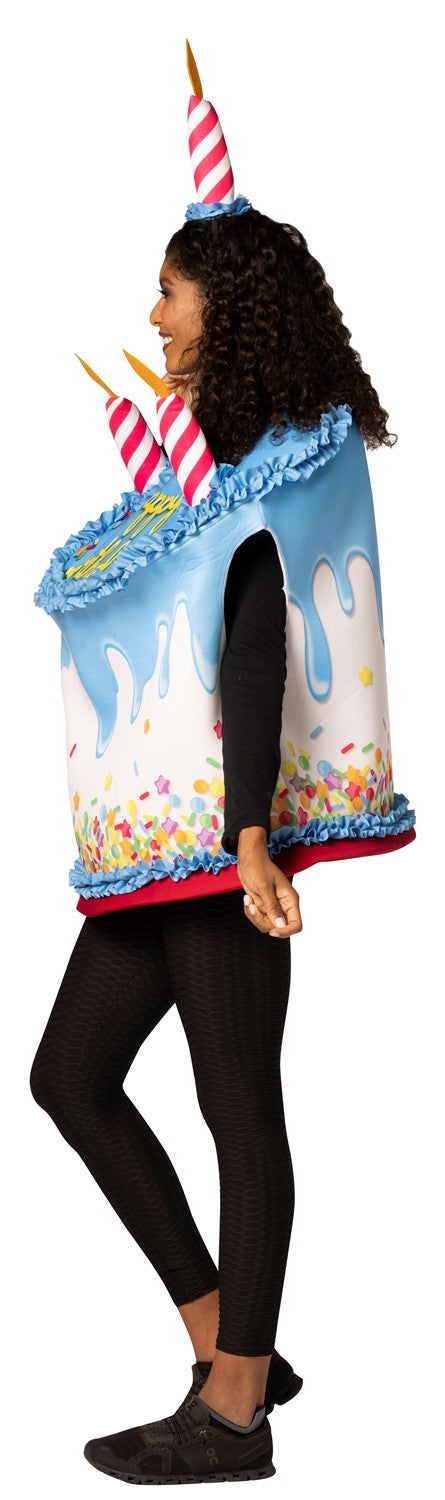 Rasta Imposta Happy Birthday Confetti Cake Kostüm Kerzen