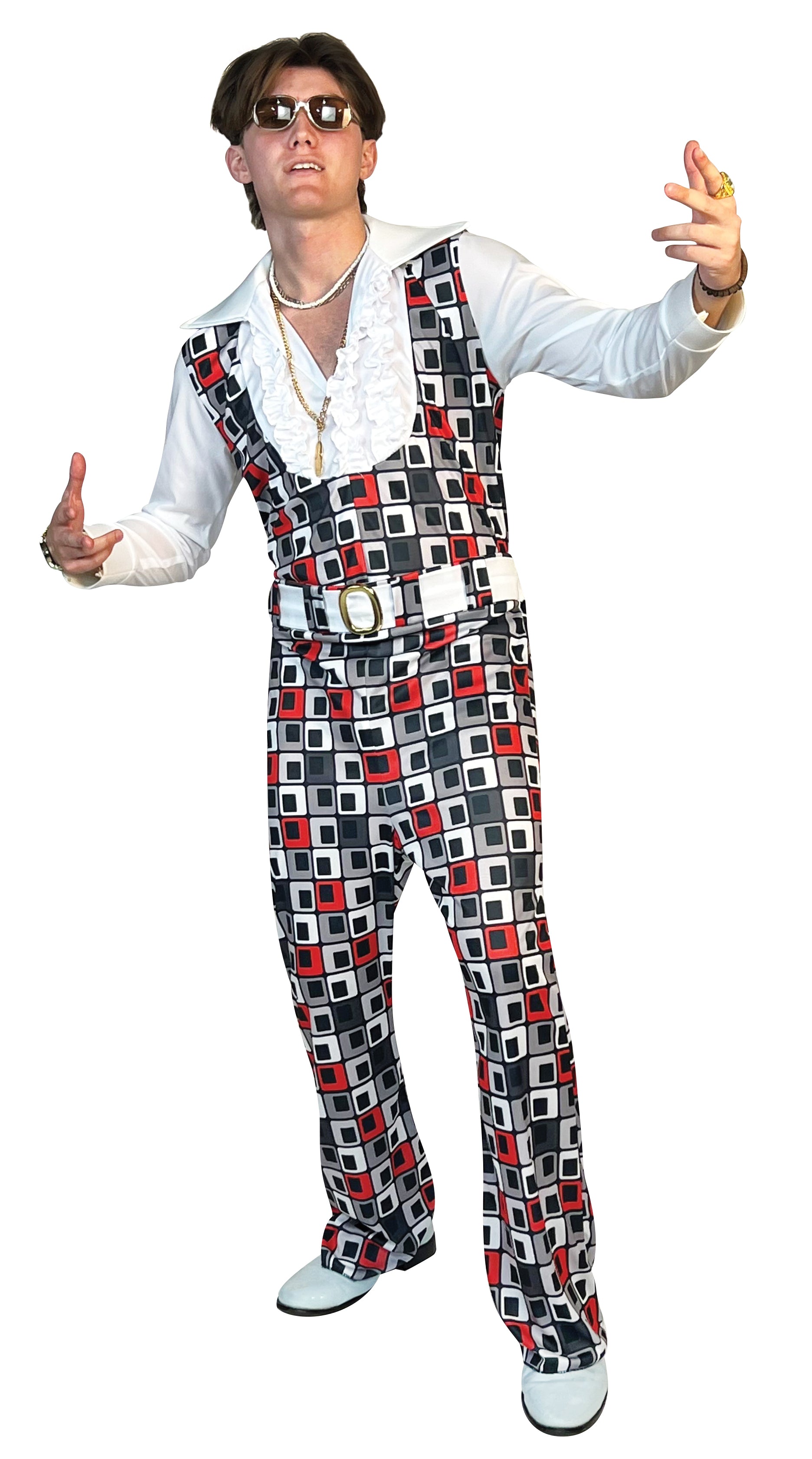 Rasta Imposta Swaggertown 70s Jumpsuit Herrenkostüm L Retro