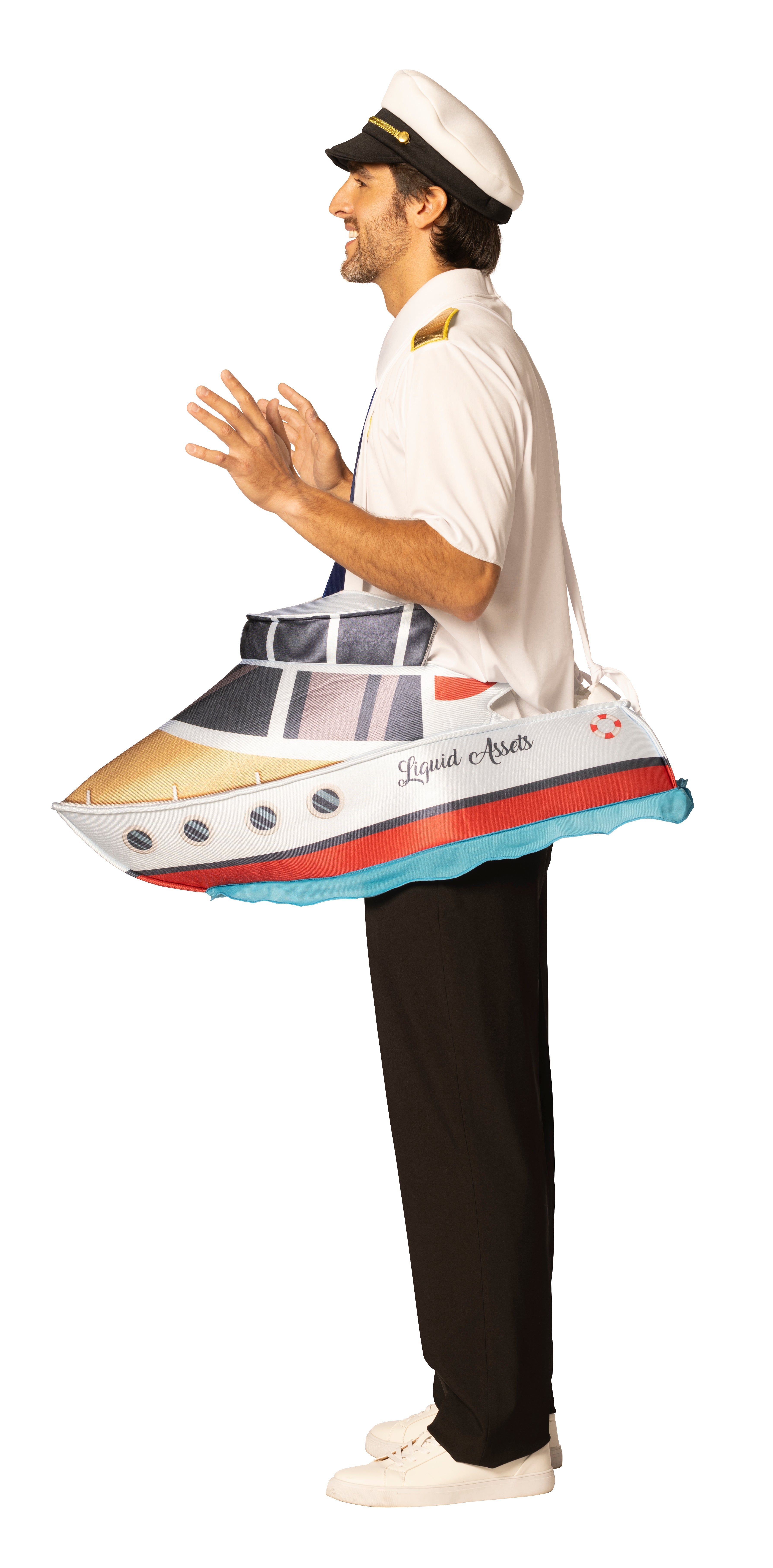 Rasta Imposta Yacht Captain Kostüm Erwachsene mit Mütze