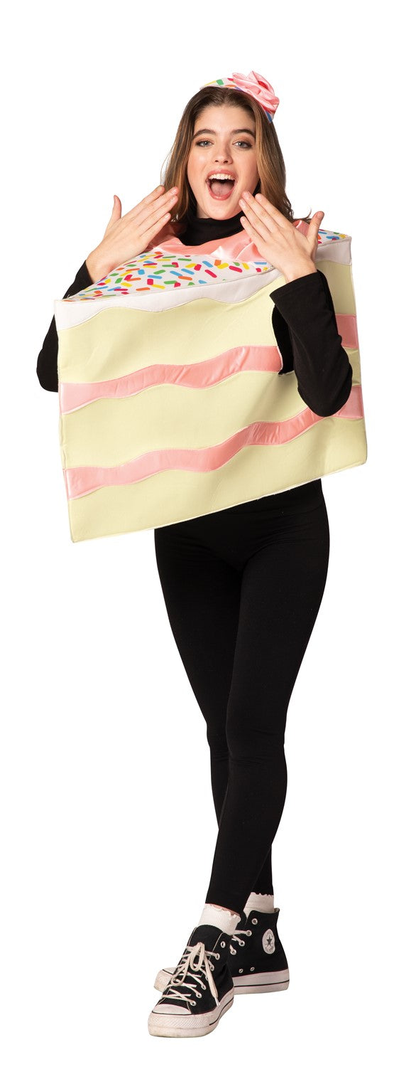 Rasta Imposta Slice of Pink Birthday Cake Kostüm