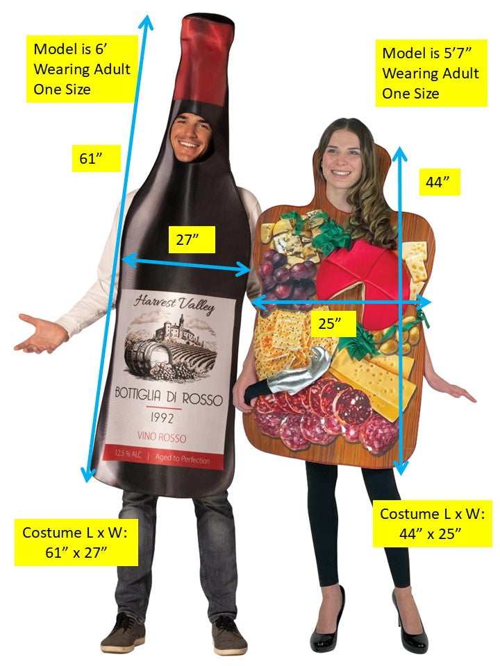 Rasta Imposta Charcuterie Board Wine Partnerkostüm 2er Set
