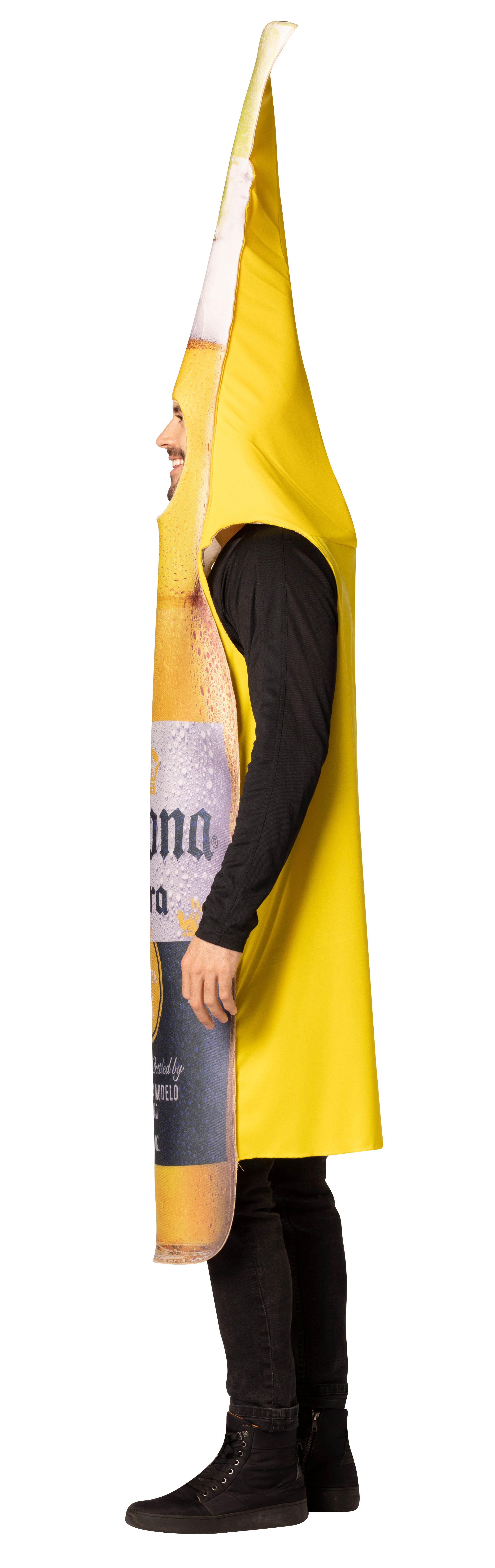 Rasta Imposta Corona Extra Bierflaschen-Kostüm One Size Limette