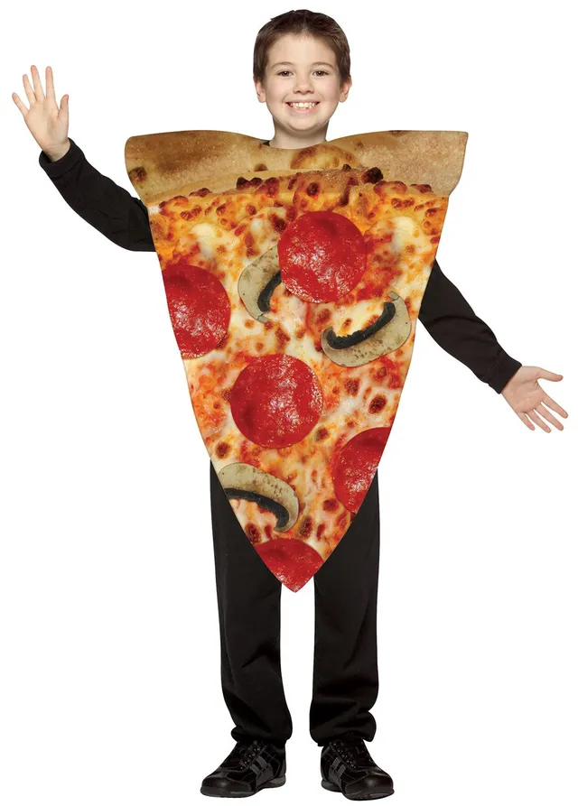 Rasta Imposta Pizza Slice Kinderkostüm 7-10 Essen