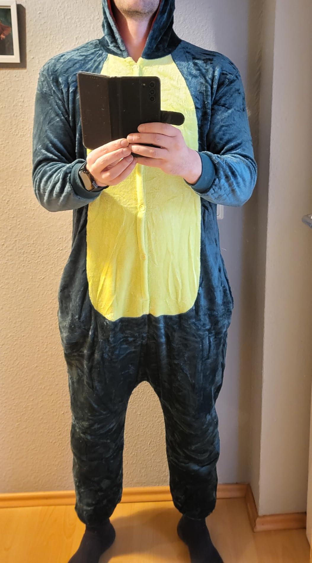 Katara Partyanzug Onesie Blauer Stich Plüsch Kostüm