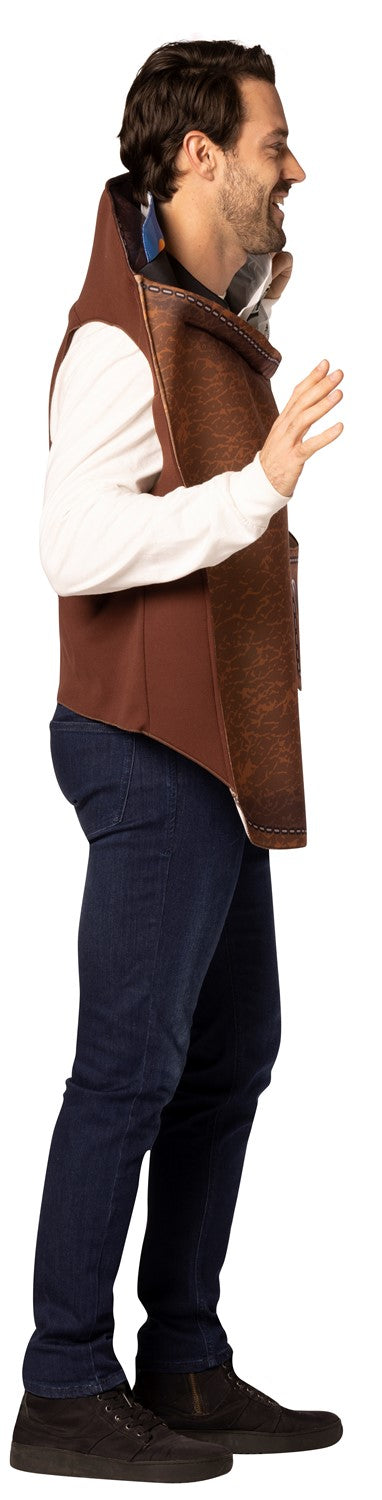Rasta Imposta Brown Wallet Kostüm braun Einheitsgröße