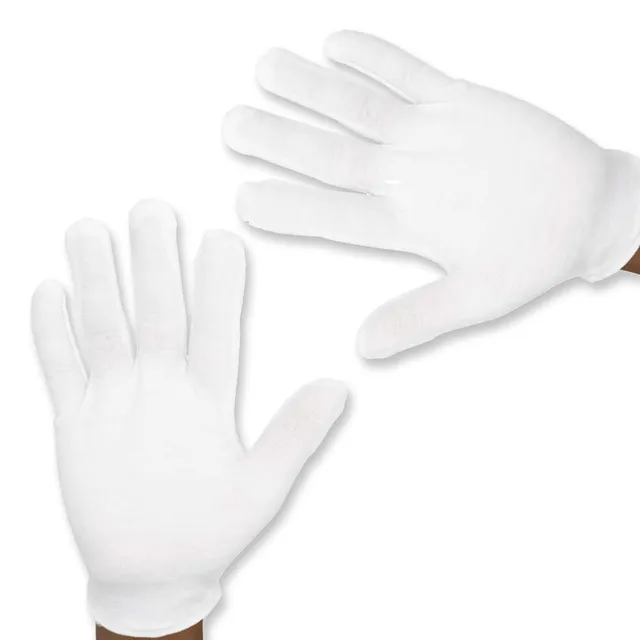 Katara Mario Handschuhe weiß Baumwolle Einheitsgröße 1 Paar