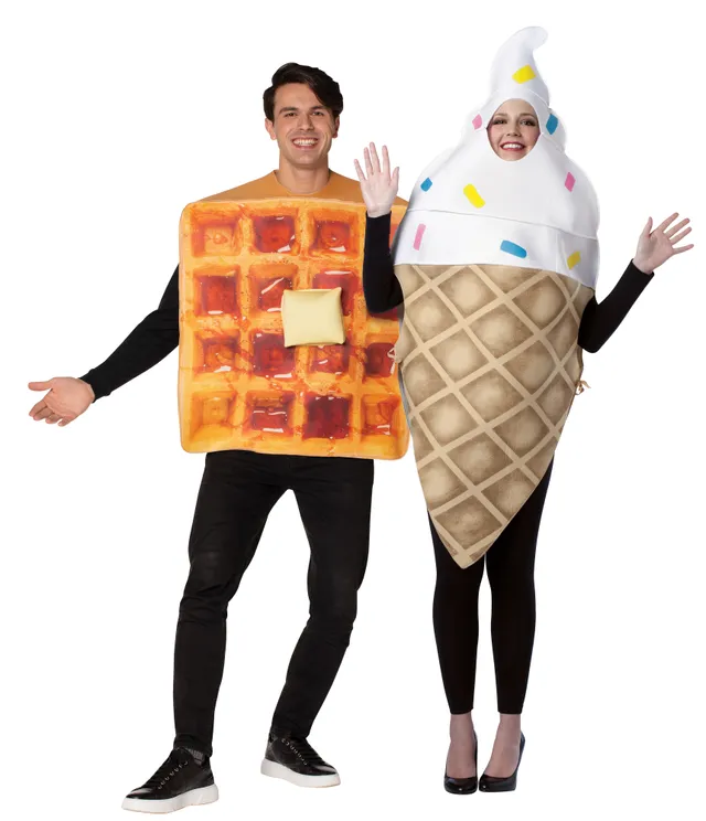 Rasta Imposta Waffle Eis Partnerkostüm 2 Tuniken One Size
