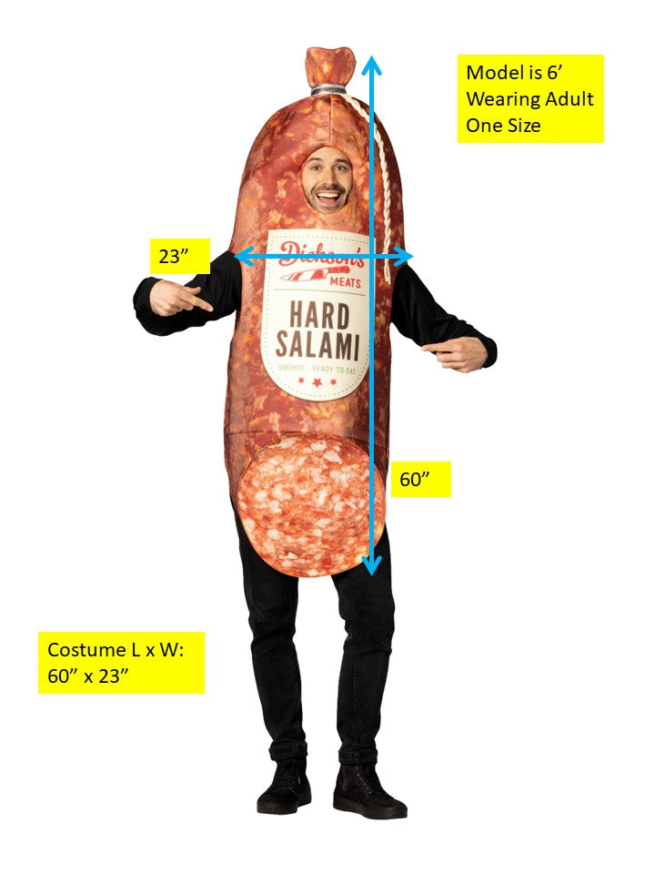 Rasta Imposta Smoked Hard Salami Kostüm One Size Unisex