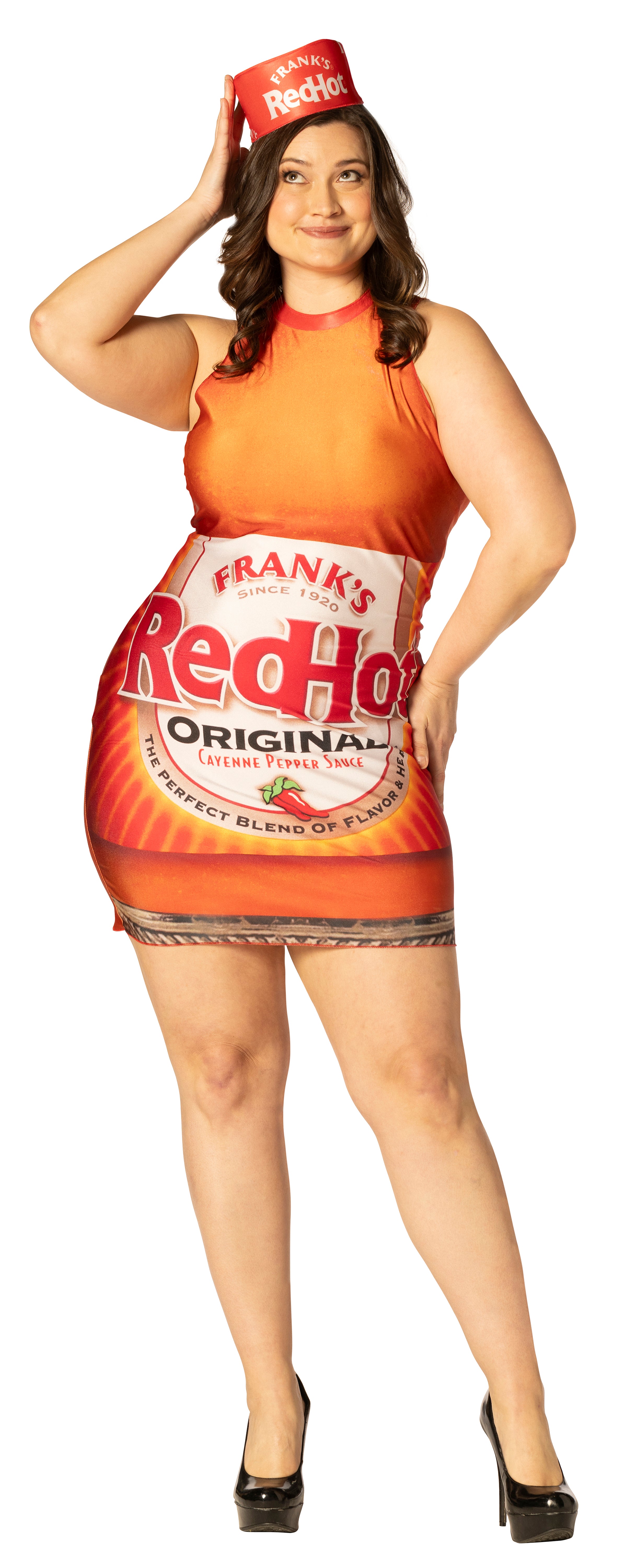 Rasta Imposta Frank's Red Hot Sauce Kleid Kostüm Damen
