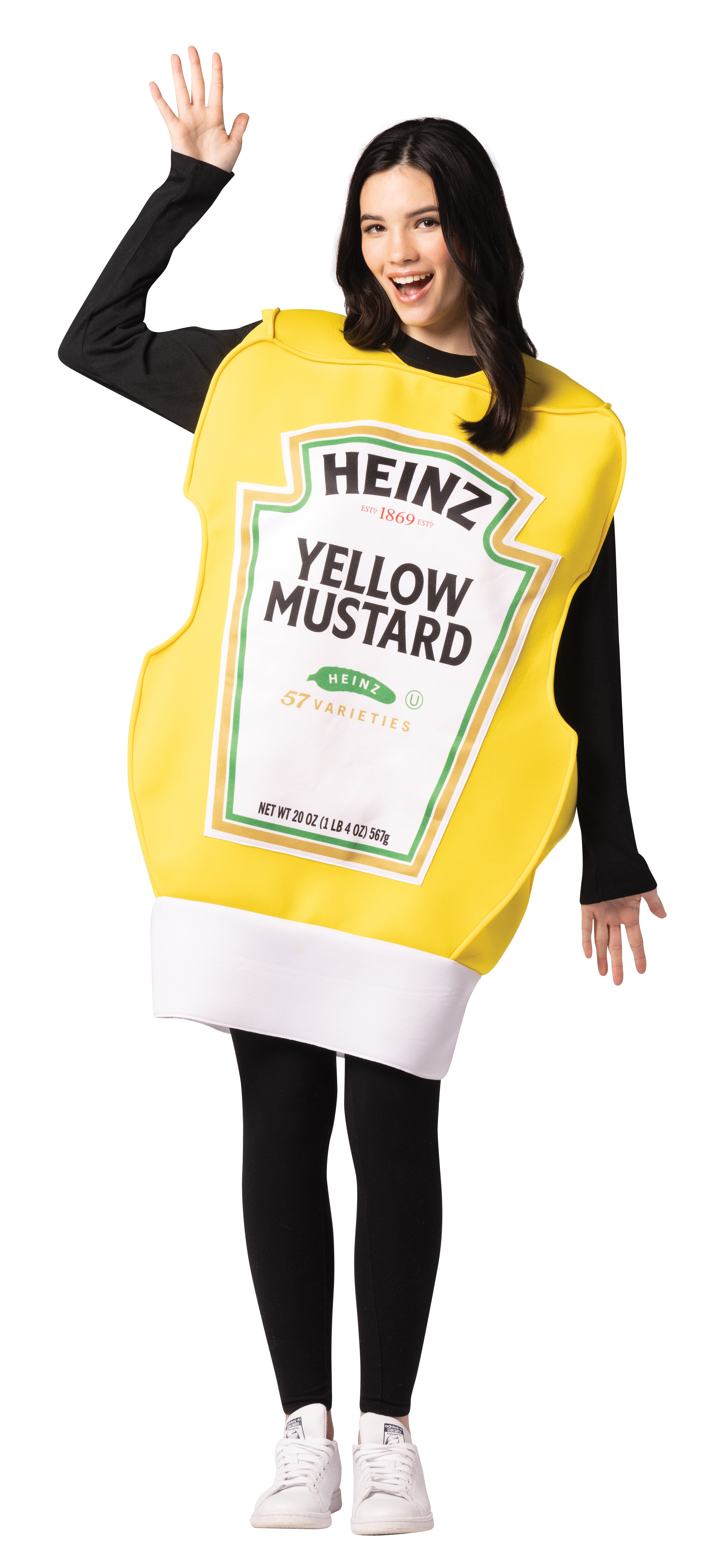 Rasta Imposta Heinz Mustard Flaschenkostüm Einheitsgröße