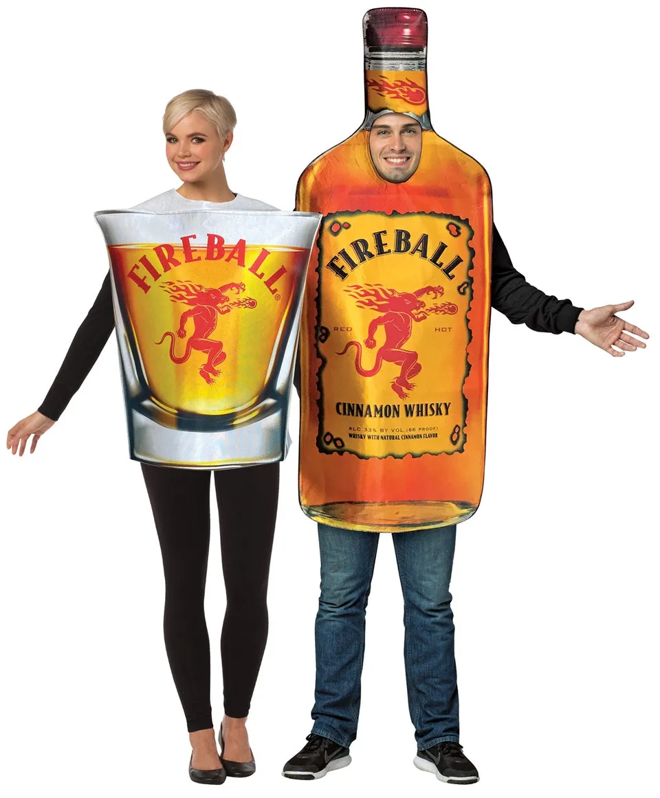 Rasta Imposta Fireball Flaschen Partnerkostüm One Size