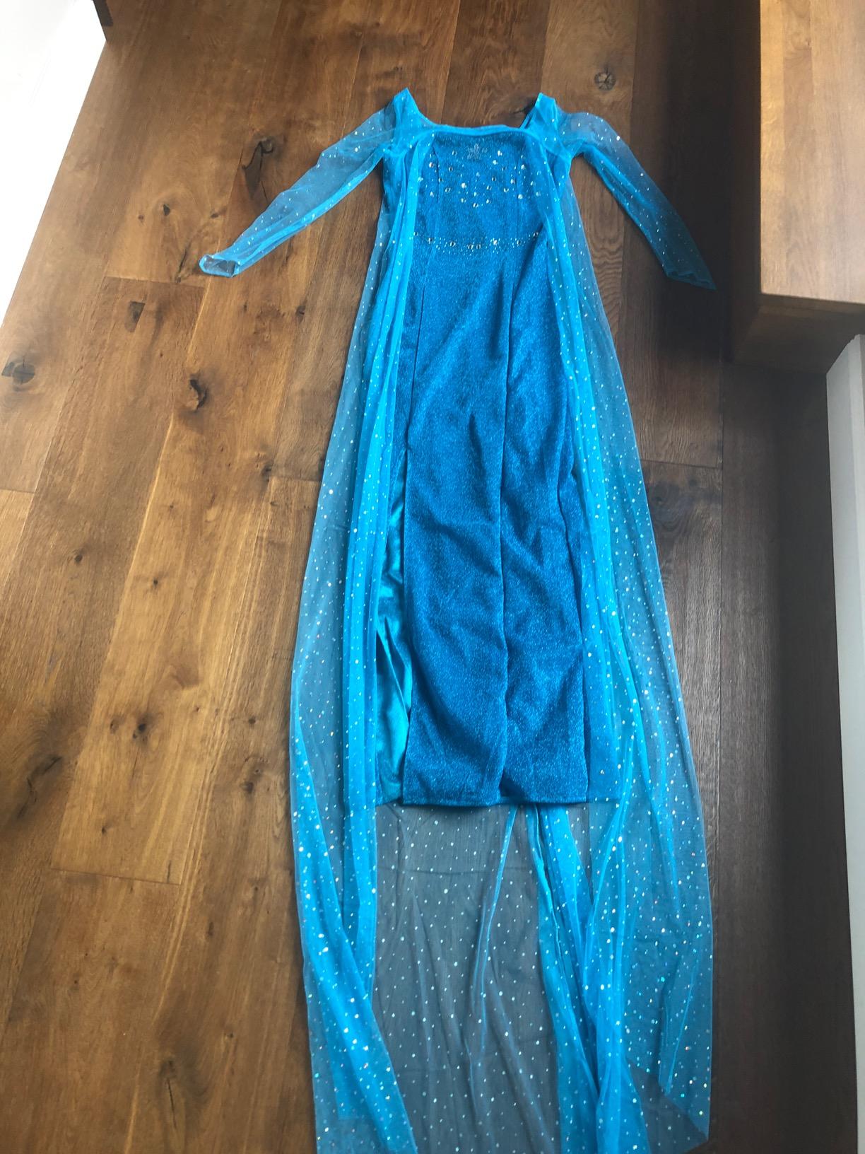 Katara Prinzessin Elsa Kleid Blau Glitzer Kostüm S Damen