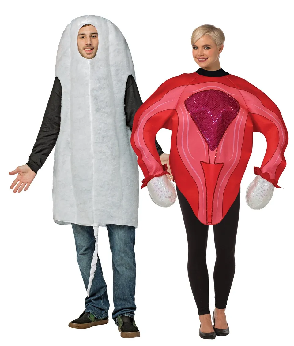 Rasta Imposta Tampon Uterus Partnerkostüm 2 Tuniken One Size