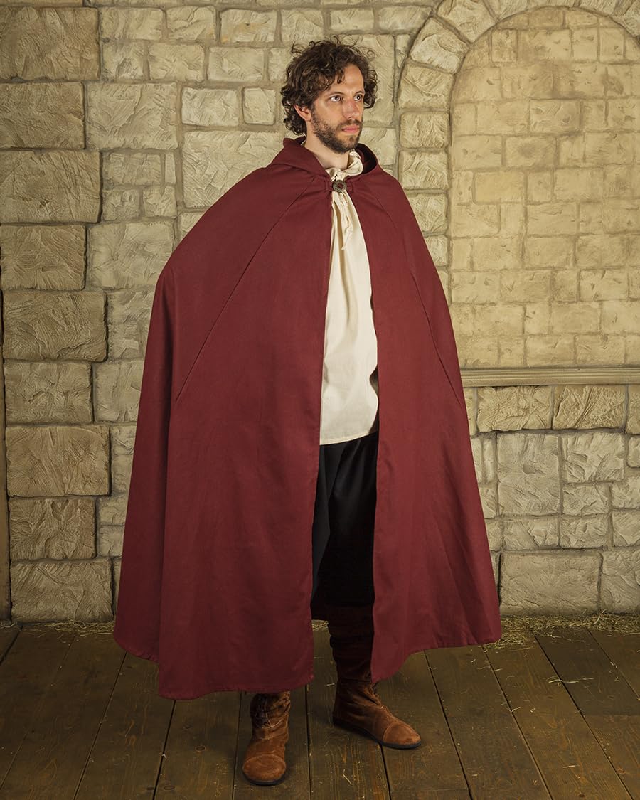 Mytholon Gora Umhang mit Kapuze bordeaux Canvas