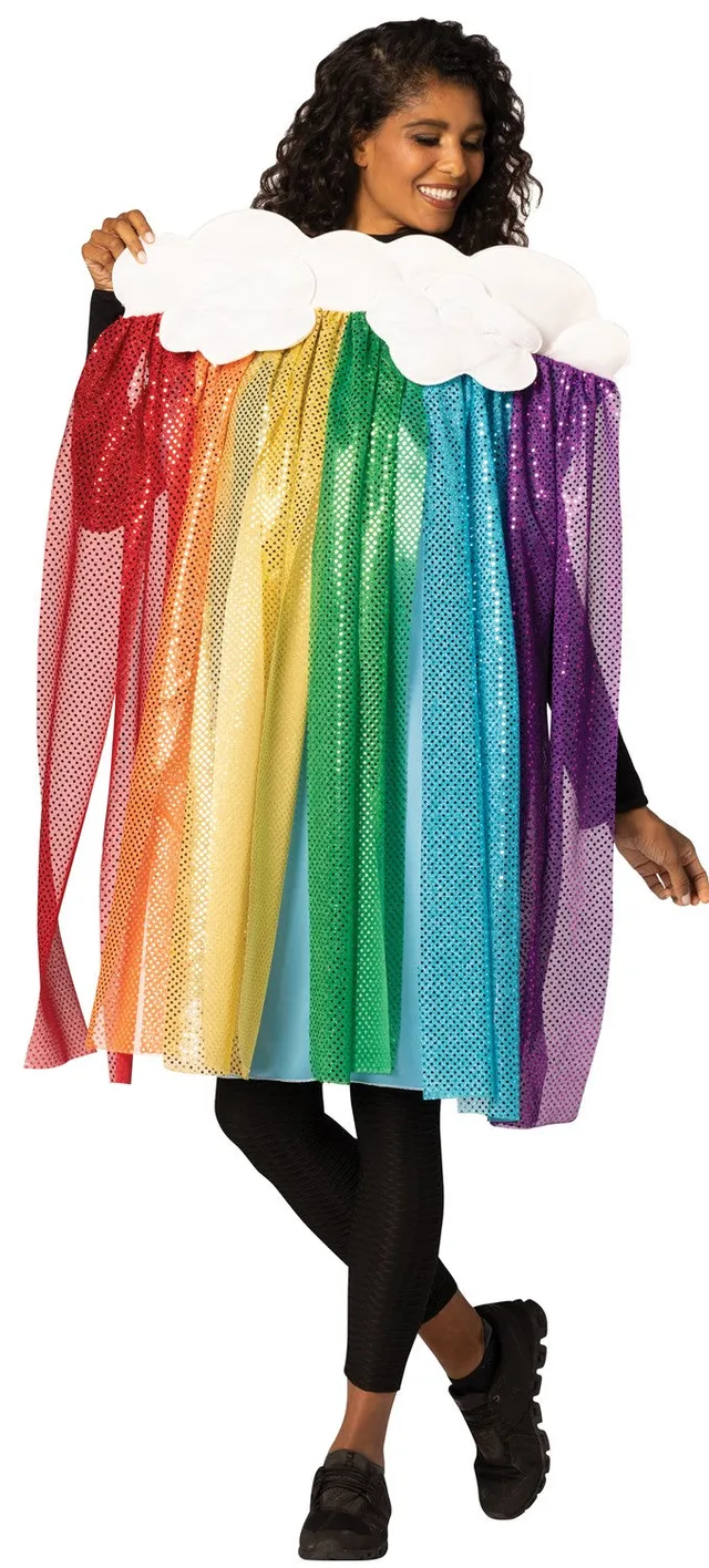 Rasta Imposta Rainbow Rain Cloud Kostüm bunt One Size