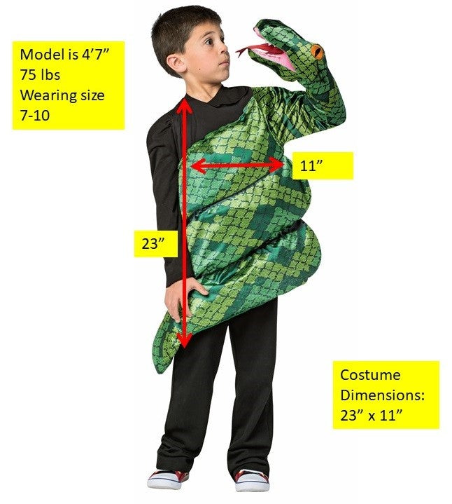 Rasta Imposta Anaconda Kostüm Kinder 7-10 Schlange