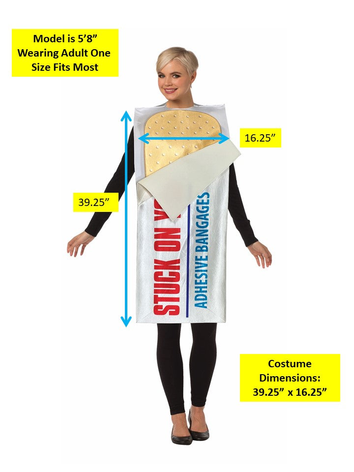 Rasta Imposta Stuck on You Single Bandage Tunik Kostüm One Size