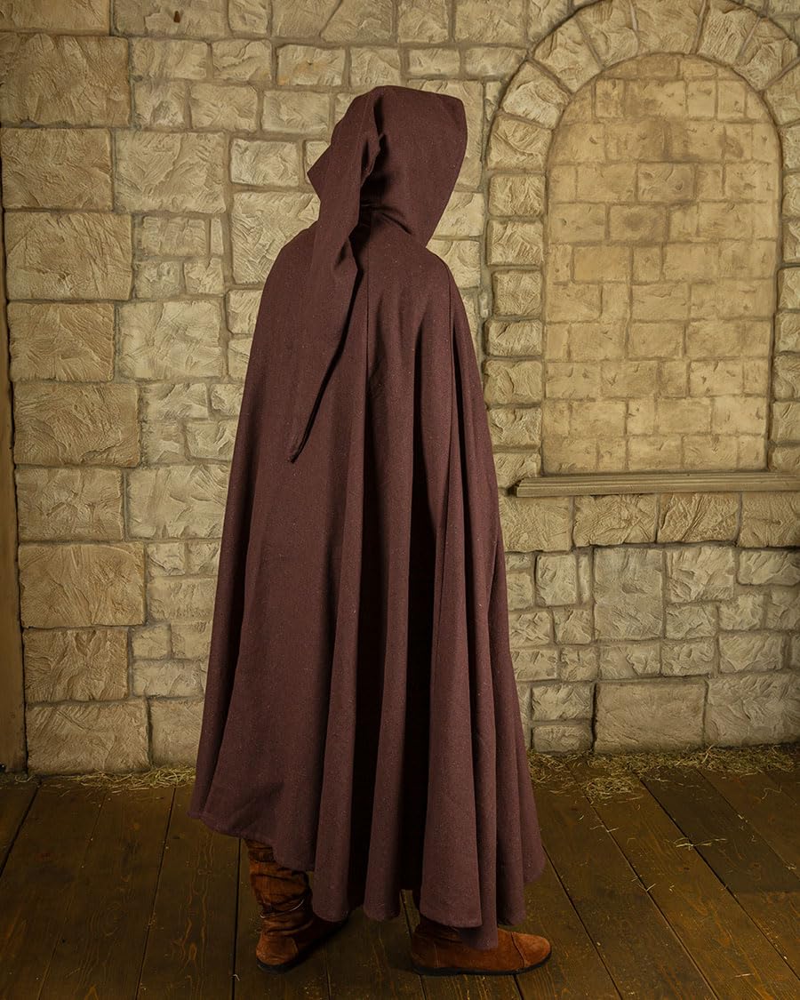 Mytholon Gora Umhang mit Kapuze bordeaux Canvas