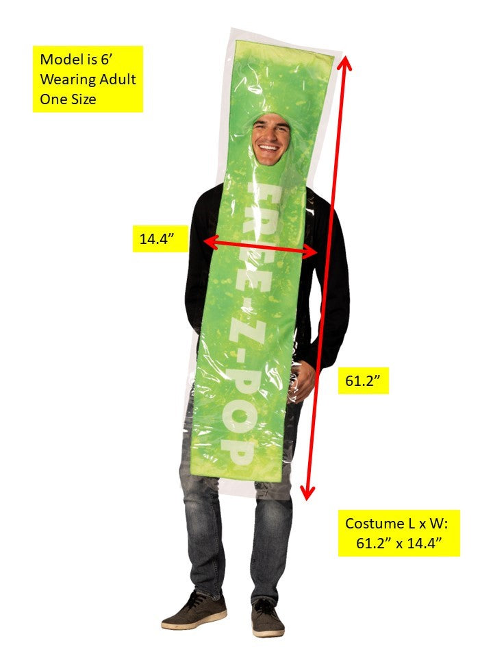 Rasta Imposta FREE-Z-POP Eiskostüm One Size Grün