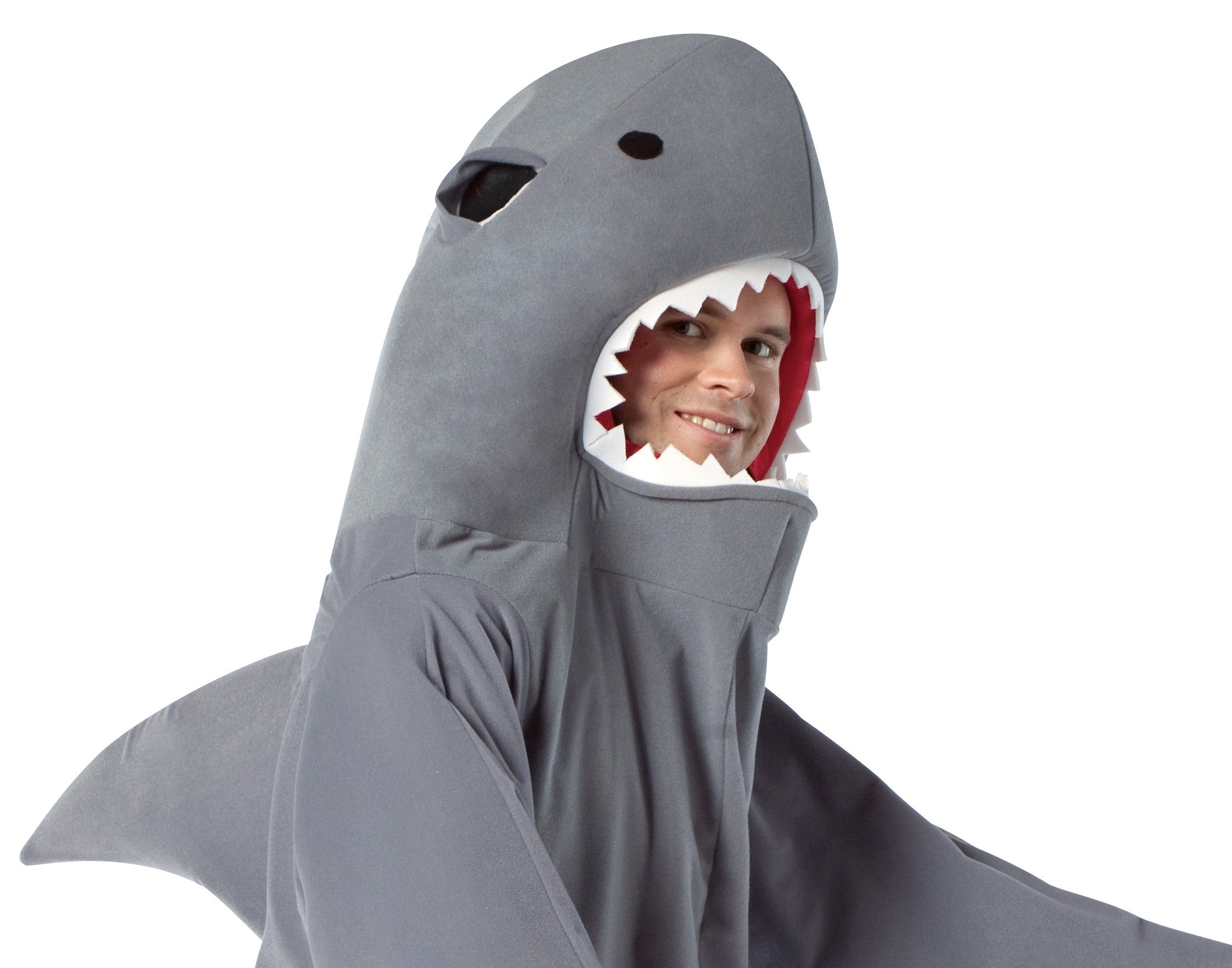 Rasta Imposta Shark Kostüm Einheitsgröße Grau Unisex
