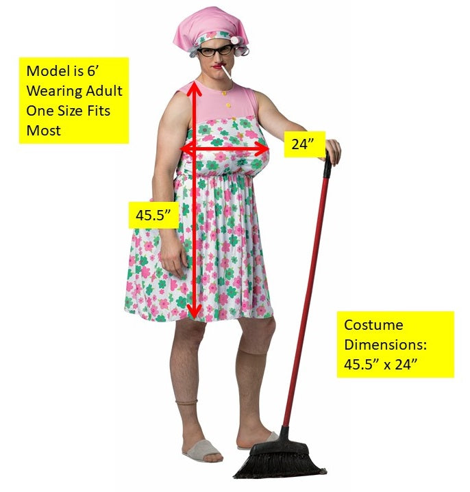 Rasta Imposta Grumpy Granny Herrenkostüm Oma Einheitsgröße