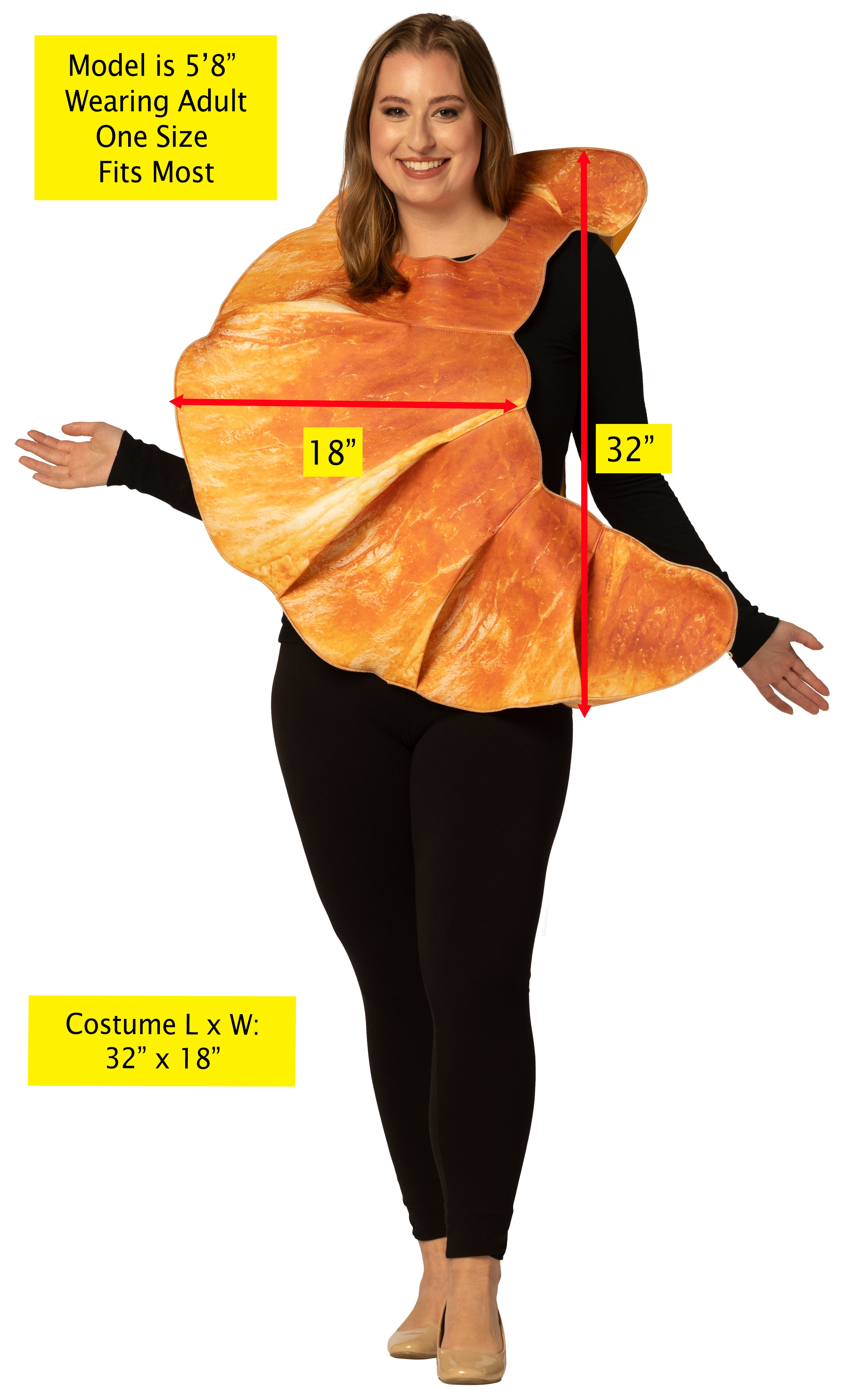 Rasta Imposta Croissant Kostüm Unisex One Size