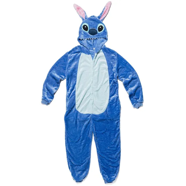 Katara Partyanzug Onesie Blauer Stich Plüsch Kostüm