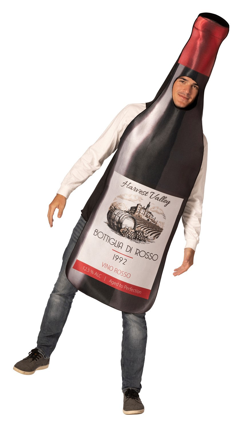 Rasta Imposta Get Real Rotwein Flasche Kostüm Einheitsgröße