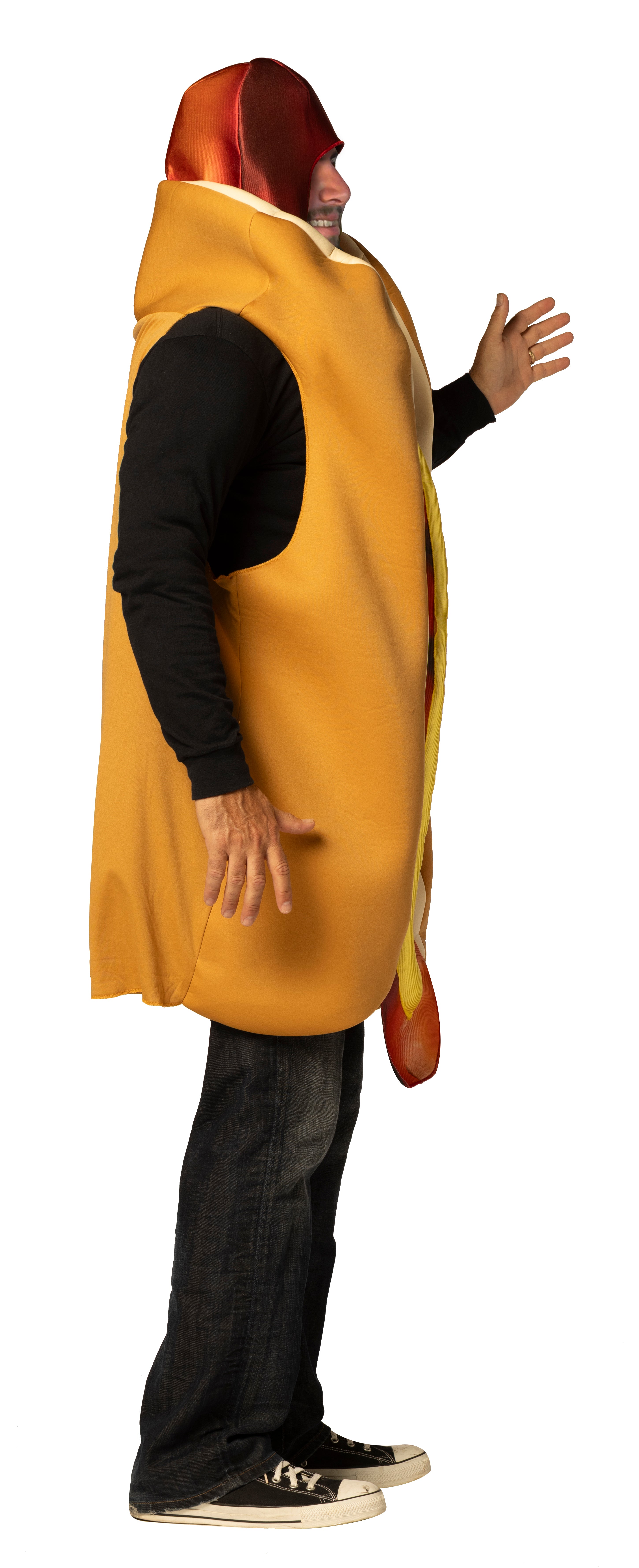 Rasta Imposta Hot Dog Grilled Hotdog-Kostüm Plus Size