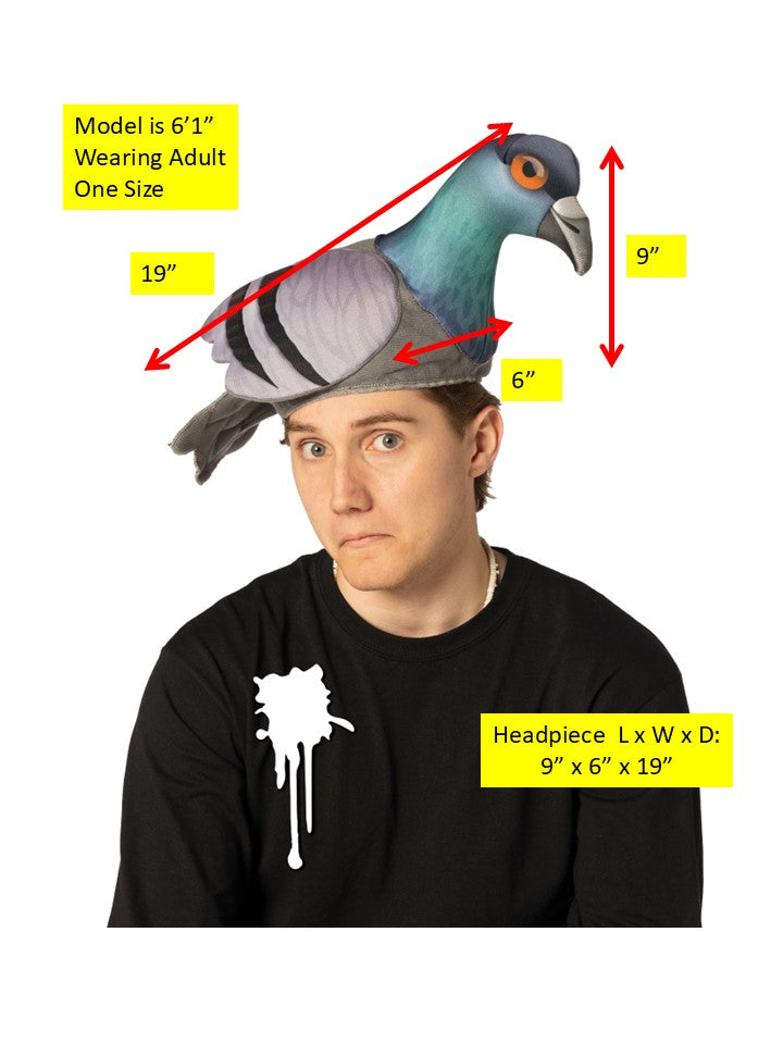 Rasta Imposta Pigeon Hat Kostuemhut One Size Schaumstoff