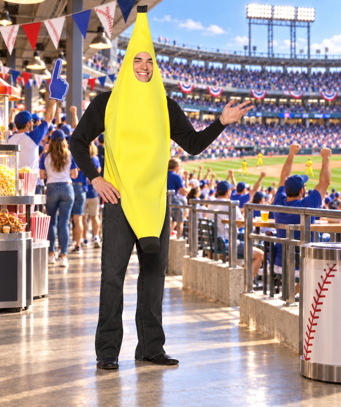 Rasta Imposta Banana Bananen Kostüm One Size Obst