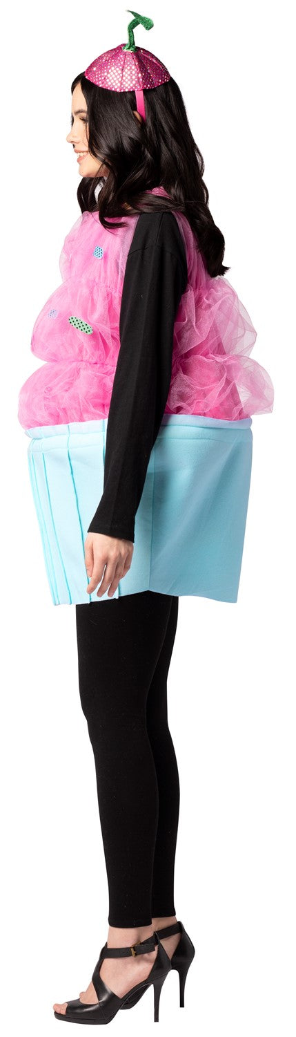 Rasta Imposta Cupcake Kostüm pink blau Einheitsgröße