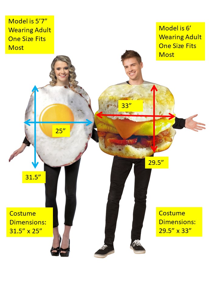 Rasta Imposta Breakfast Sandwich Spiegelei Paarkostüm