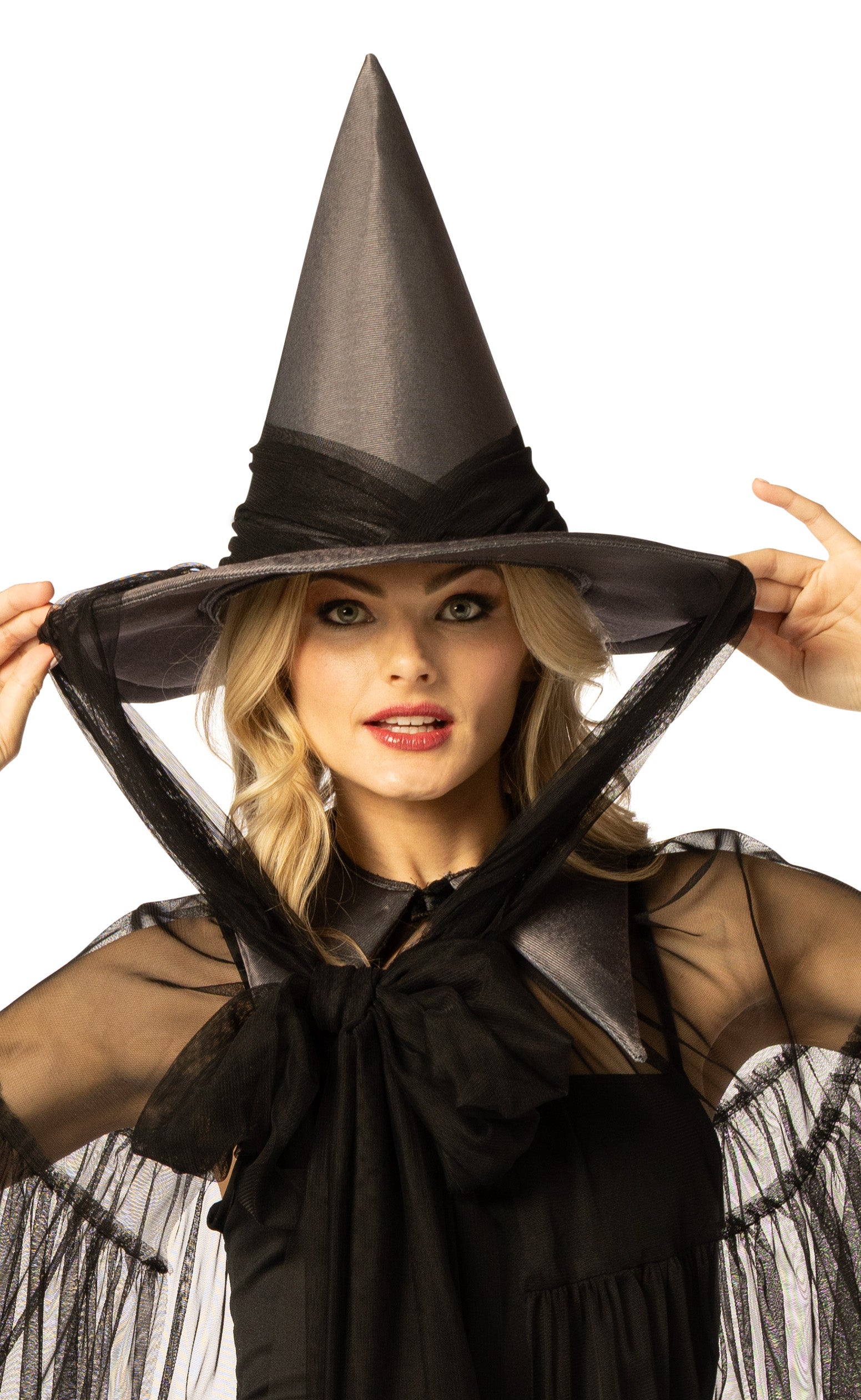 Rasta Imposta Witch Hat & Cape Kostüm Schwarz One Size