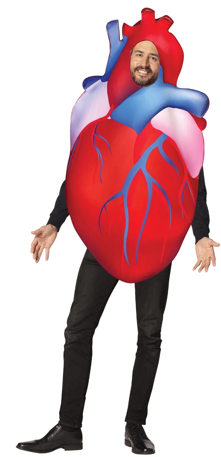Rasta Imposta Heart Kostüm One Size Rot Schaumtunika