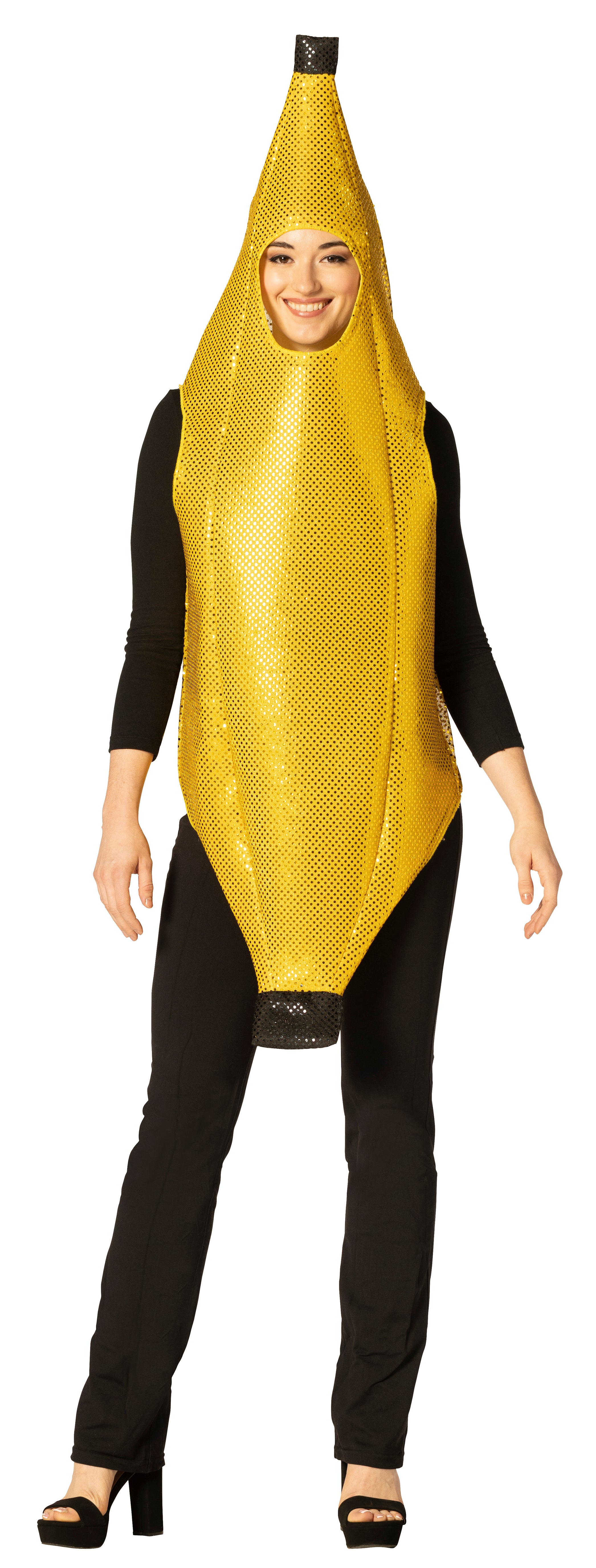 Rasta Imposta Glitzy Sequin Banana Bananenkostüm Pailletten