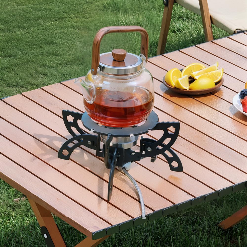 REDSUN Stove Topfständer Camping Schwarz Stahl 80g